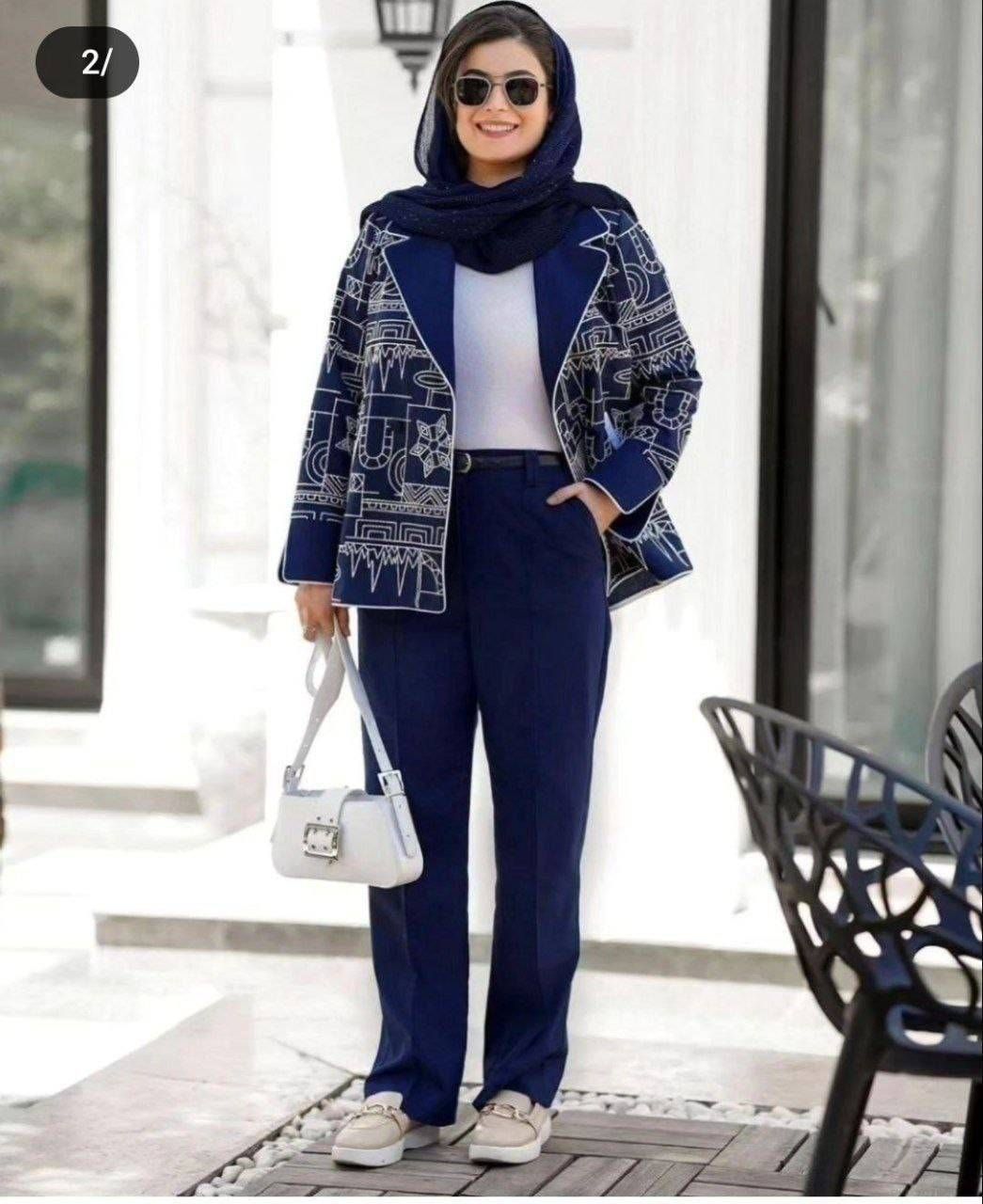مانتو شلوار ابریشم