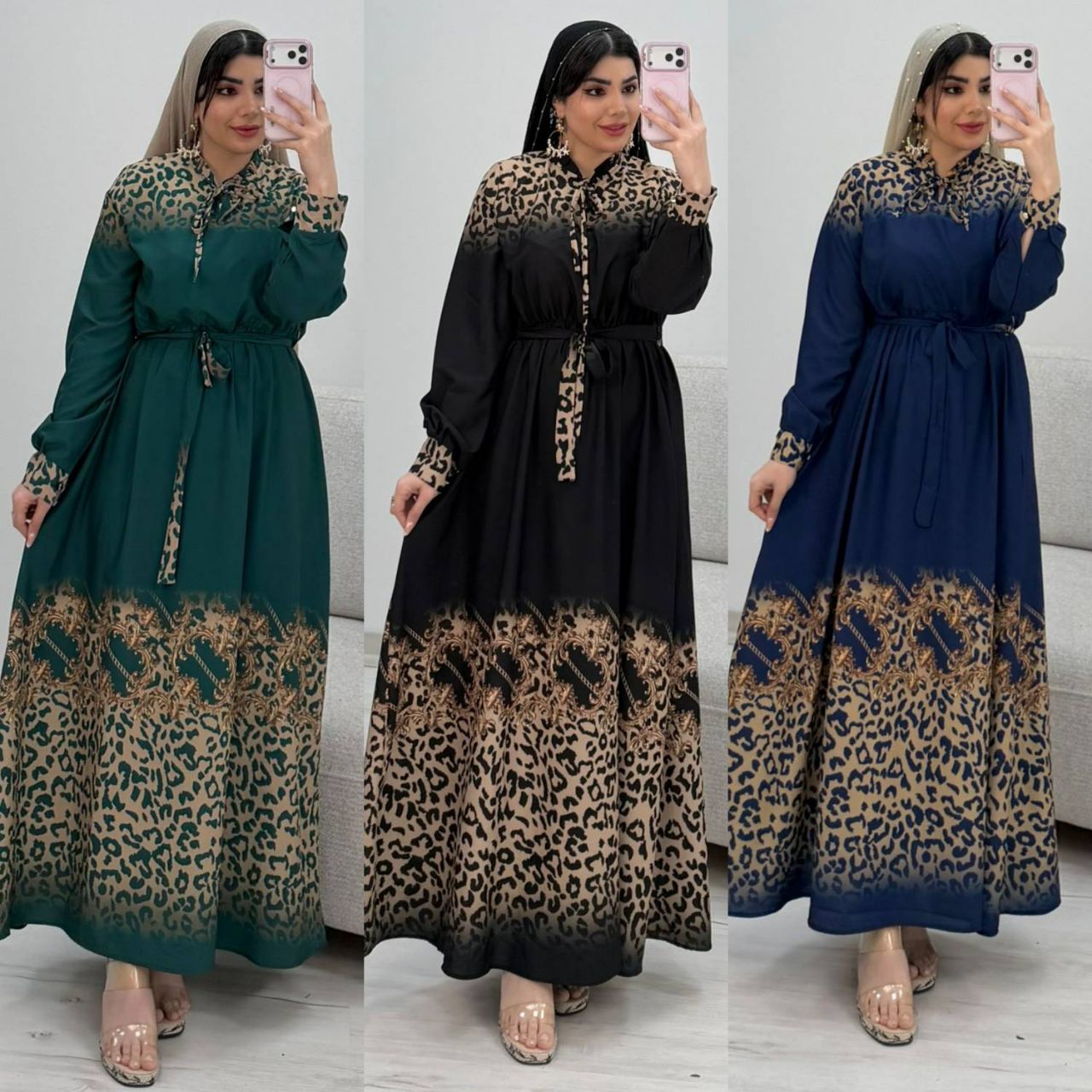 پیراهن ساحلی نیلوفر