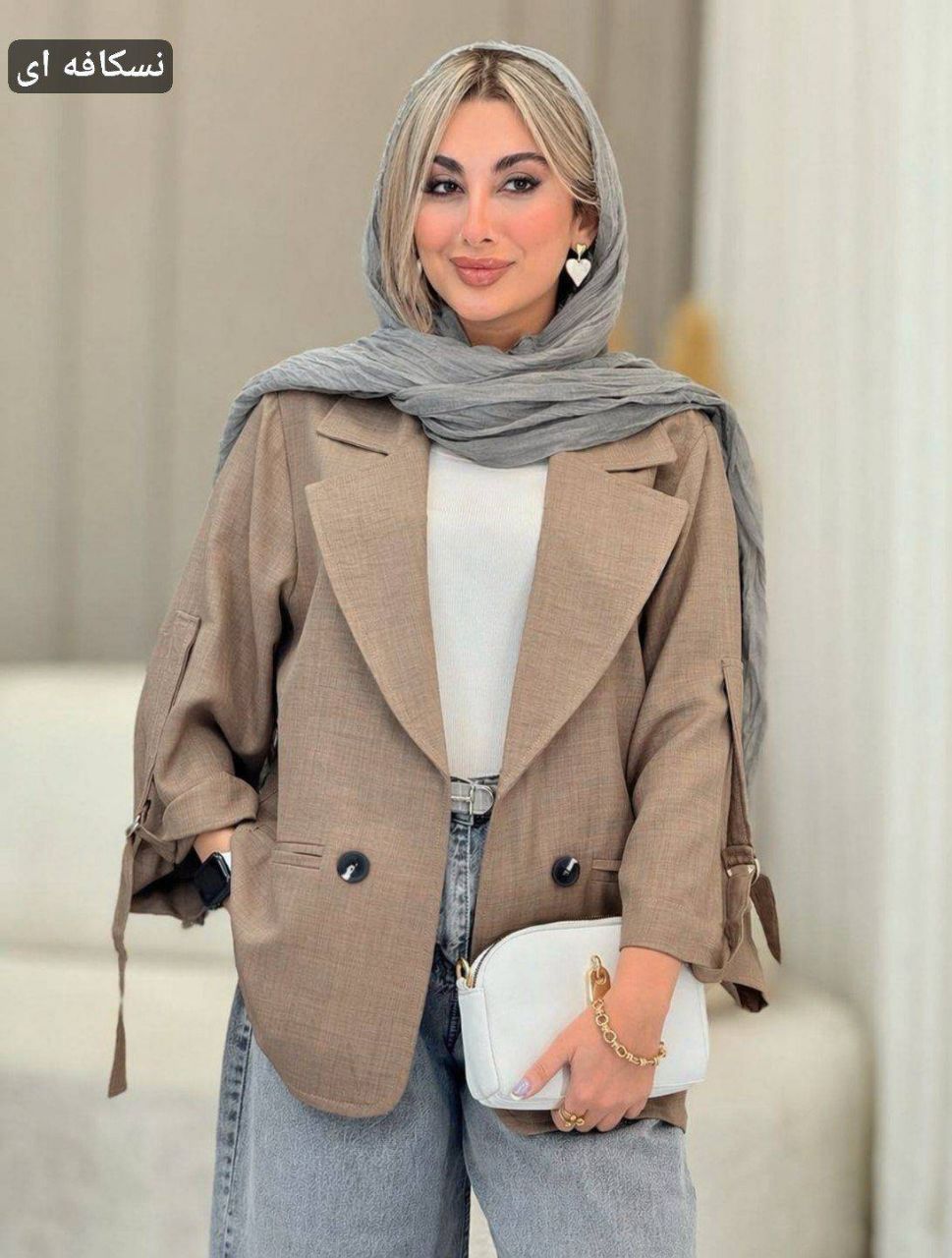 مانتو کتی استین سگک دیبا